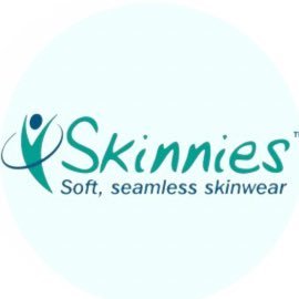 Skinnies are seamless, soft, coloured, comfortable, garments used in the treatment of Eczema, Psoriasis and Epidermolysis Bullosa, available on prescription.