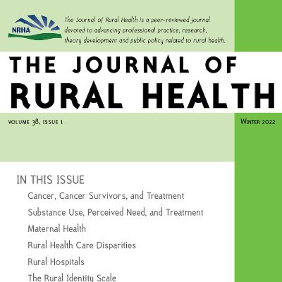 The Journal of Rural Health is a peer-reviewed journal devoted to advancing research on rural health policy, health care delivery, and population health.