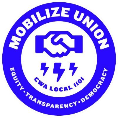 We’re the workers of @LetsMobilizeUS, proudly represented by @CODE_CWA @CWAUnion @CWADistrict1. Interested in unionizing? https://t.co/ZHa5UJfQFC or DM us 🙂 #UnionStrong