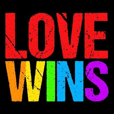 Love wins, be kind, support each other