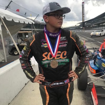 Austin Hill is 16 years old. He is competing in the F3 America Championship, SCCA Pro FRP Formula Atlantic Trans Am XGT . Two time FRP  Atlantic Champion.