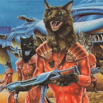 SpaceKitty007's profile picture. Space cat on a intergalactic quest to vanquish the baby eating reptilian race that plagues mankind. #Conservative #Cats #Ukraine