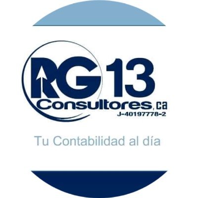 rg13consultores's profile picture. #Asesoría Soporte y Apoyo en 🗄️#Contabilidad #Contador 📧Email: rg13consultores@gmail.com #Venezuela #Caracas RIF J401977782 📌