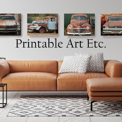 Visit my Etsy Shop for more Printable Wall Art & Photography Instant Downloads - Just $1.00 ea. when you download all five variations of the same print!