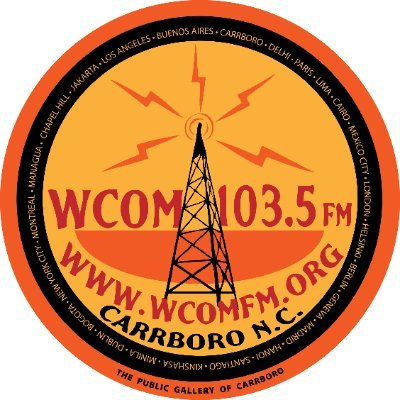 WCOM is an all volunteer community radio station serving Carrboro and Chapel Hill with diverse programming since 2004. Stream or donate here: https://t.co/E6i9j3LnvT