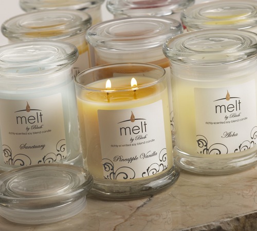 Experience fragrance at it's finest. Buy highly-scented Blush soy candles online or our luxury retail line, MELT exclusively in boutiques, spas and resorts.