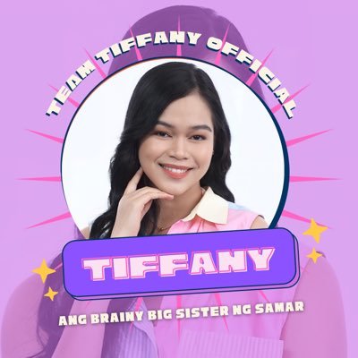 Official Fansclub of Tiff Ronato | Ang Brainy Big Sister ng Samar, Tiff! | Handled by Management and Family | Follow us for more updates! 💖💜✨