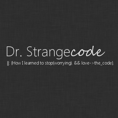 DrStrangec0de's profile picture. How I learned to stop worrying and love the code - Bada, iOS, Android Developer - Tutorials and articles about Bada Apps development.
