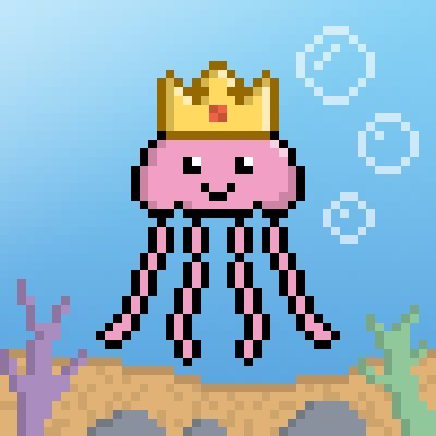 4,600 cute & unique pixel art NFTs |

20% of the revenue donated to ocean conservation NGOs