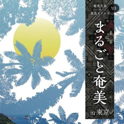 奄美群島と東急ホテルズ&リゾーツ株式会社のコラボ企画 『まるごと奄美』奄美をまるごと持っていきます！ 楽しいイベントとなっていますので遊びに来てください。