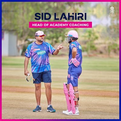 Head of Academy Coaching Rajasthan Royals , professional cricket coach , Assistant coach , Barbados Royals ,
