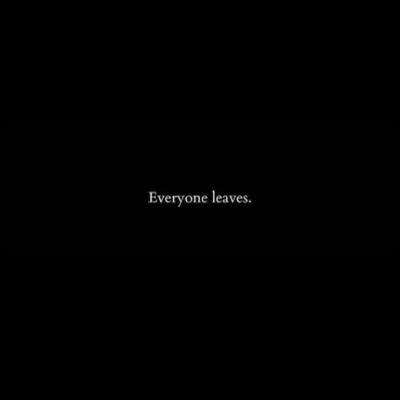 Everyone leaves still.