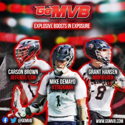 HS LAX Athletes: Follow Us & DM TO BOOST EXPOSURE NOW! Get a Personalized Web Page, Social Promotion, Video/Photo Edits & Much More.  Follow our Main Act @gomvb