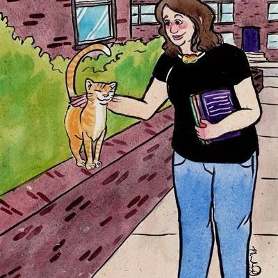 Has eight cat related tattoos and an alarming number of books. Enthuses about art. Cat Pokémon gym leader. She/Her. Profile pic by @NuminousSpirit