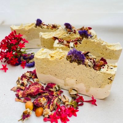 Handcrafted relaxing and moisturizing natural bath & body care products Owner @mennaashraf1728 Products: -Cold processed soap -Hot processed soap -bath bombs