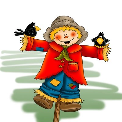 happy scarecrow clipart