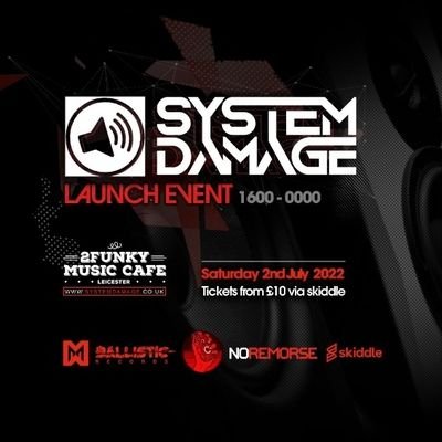 system damage are a multi genre music brand who put on events and host monthly podcasts