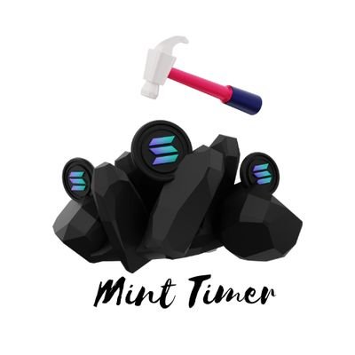 Mint Timer own twitter account :
@MintTimer
@MintTimer1
@MintTimer2
@MintTimer3
@MintTimer4
@MintTimer5

#NFT #NFTDrop