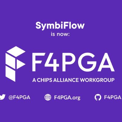 SymbiFlow is a work-in-progress FOSS Verilog-to-Bitstream (end-to-end) FPGA synthesis flow. Think of it as the GCC of FPGAs.