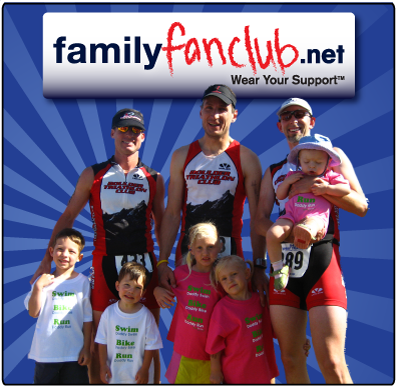 Age group #triathlete and runners, started #tshirt biz to support family involvement on #triathlon & #running race day. Wear Your Support with Family Fan Club!