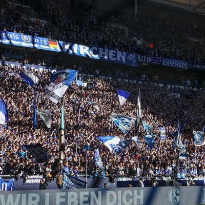 Schalke is' so ein Verein, der geht unter dein' Haut. Und der geht nie mehr weg.

1000 Freunde, die zusammen stehen, dann wird der FC Schalke niemals untergehen