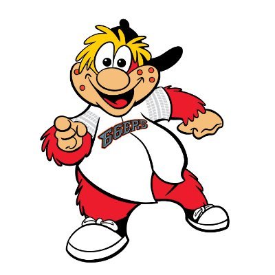 The best minor league baseball mascot ever in life for the Inland Empire 66ers, Class-A affiliate of the Los Angeles Angels.