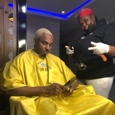 Abuja number 1 baddest female celebrity barber