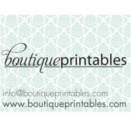 All your boutique printables super fast & super easy!