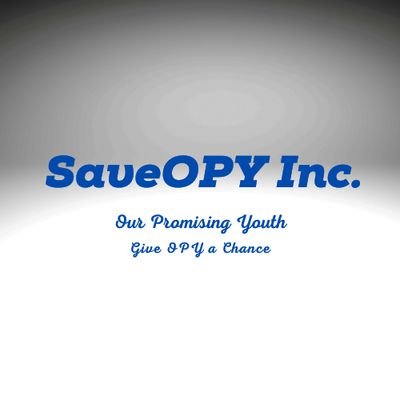 Empowering youths and young adults to make positive changes in their life. 
SaveOPY Inc. is a nonprofit 501(c)(3) Corp. INVEST Today Help Us Help Them