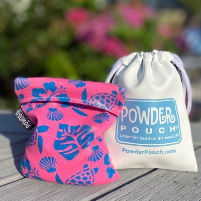 Created by a beach family who love the sand, but didn't want to bring it home. Lets you leave the sand on the beach (and it makes you feel good, too!)