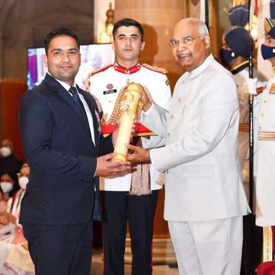 First & Youngest Padma Shri Awardee from J&K in Sports
International Martial Artist.