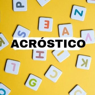 Hablemos en ACRÓSTICO, ya sea en verso o en prosa, no importa, sin miedo, juguemos.📝 
Todos sean bienvenidos. 
#PorElPlacerDeEscribir.✍
#AporteAcróstico