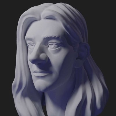 (he/him) not a clue what I’m doing, sculpting is pretty fun though