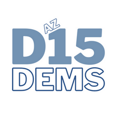 Newly redistricted Arizona Legislative District 15 Democrats. New district covers Queen Creek, San Tan Valley, and the Mesa-Gateway area.