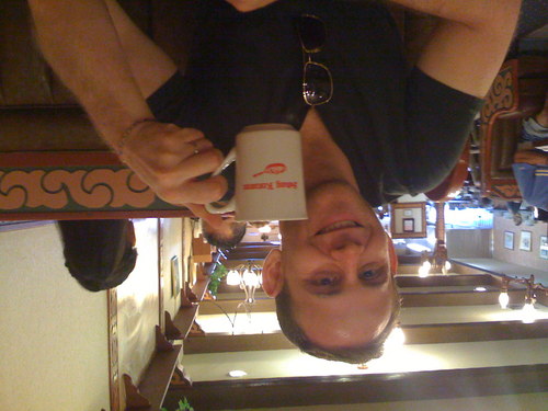 I am upside down in that picture!