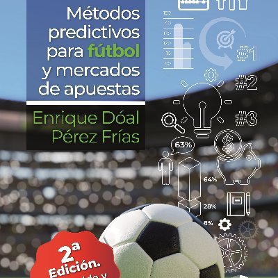 Cuenta del libro Métodos Predictivos para Fútbol y Mercados de Apuestas. Disponible en Amazon, Kindle y Google Play / Predictive Methods for Football.