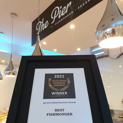 Fishmongers at Troon for Seafood Lovers.
Best Fishmonger 2021 Winner.
Ayrshire
