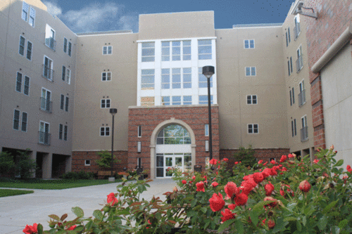 Residence Hall at the University of Nebraska-Lincoln. GO BIG RED