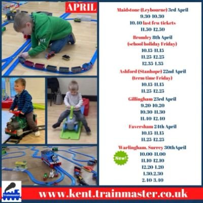 I travel around Kent and South London with my train themed play business! I also offer private parties for birthdays, nurseries, wedding and business events.