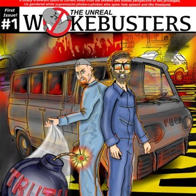 Twitter acct for The Unreal Wokebusters indie comic book.  An irreverent satire based on our current clown world. Click link to read. Staunch anti-collectivists