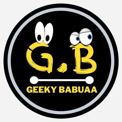 Geekybabuaa's profile picture. Hii!!!
⭕Normal Geeky Babua From Uttar Pradesh (UP72).
⭕Anime ki Duniya ka Addective Insaan :)
⭕Internet Ki Duniya ka ek Chota sa Traveller
Subscribe👇