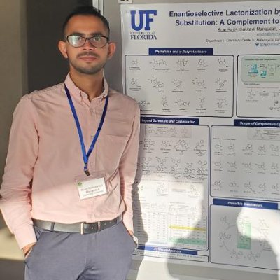 RajMangadan's profile picture. Medicinal Chemistry Scientist | Ph.D. @aponickgroup @uf🐊| BS-MS @iiserbhopal
