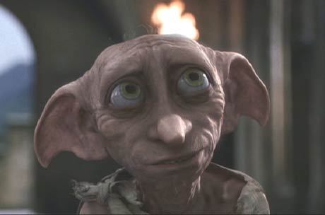 Dobby has no master. Dobby has come back to see his friend, Harry Potter. Dobby enjoys socks and speaking in third person.