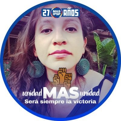 Mamá, médica, comunista y feminista.
Milito en el MAS IPSP.
Ex autoridad del Estado Plurinacional de Bolivia durante el Gobierno del ex Presidente Evo Morales.