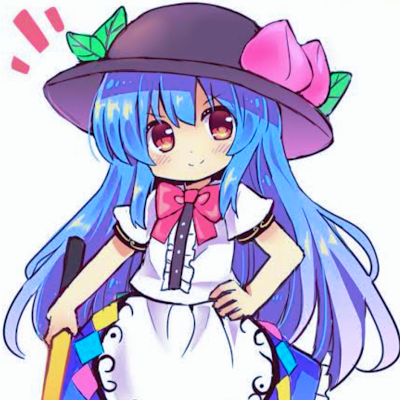 ただただ東方projectの比那名居天子が好きな人です。