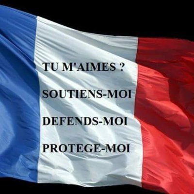 Adhérent RECONQUÊTE au grand cœur !
La gauche me fait vomir.
J'aime mon pays et je me battrais pour lui .
E ZEMMOUR, le seul candidat qui aime LA FRANCE !