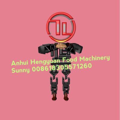 china_hengyuan's profile picture. hi, this is Sunny from Anhui hengyuan Food Machienry Co., Ltd. we are food machine manufacturer with has 20 years experiences.
whatsapp/ wechat: +8618305571260