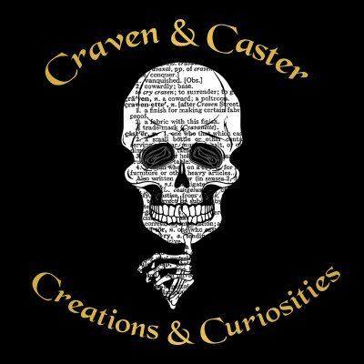 Craven & Caster Creations & Curiosities from @SarahFrightmare and @JameslaDemence brings you handmade oddities and curios. No DMs 🚫