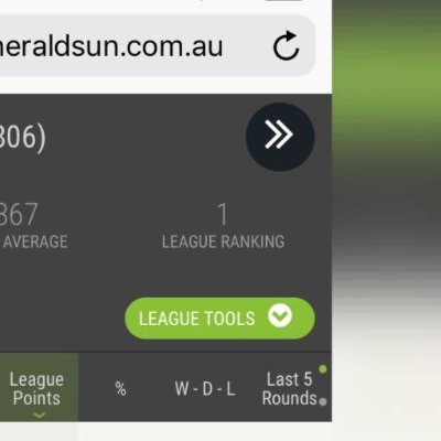 #1 SuperCoach League 2018

#1 SuperCoach League 2022 (in exile)

Lobbying for 'sort by avg' since 2022

Posts mostly by Stephen (team name: Bluth Lodge)