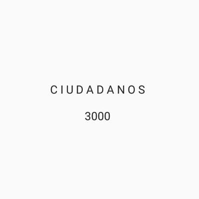 Ciudadanos3000's profile picture. 